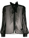 TEMPERLEY LONDON DUSK SEQUIN-EMBROIDERED BLOUSE