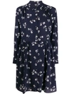 A.P.C. FLORAL PRINT SHIRT DRESS