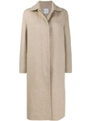 AGNONA CASHMERE SINGLE-BREASTED COAT