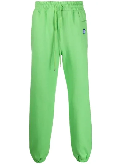 Ader Error Logo Patch Track Trousers In Green