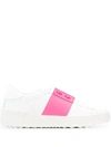 Valentino Open Sneakers In White