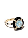 Nevernot 18kt Gold Diamond Show N Tell Ready To Celebrate Ring In Black
