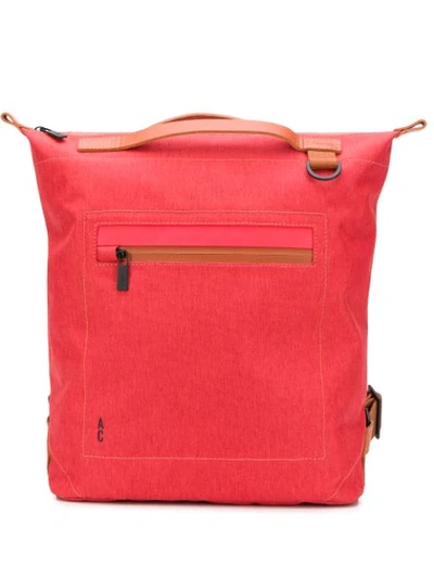 Ally Capellino Mini Hoy Travel & Cycle Backpack In Red