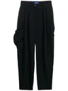 ADER ERROR PLEATED CROP TROUSERS