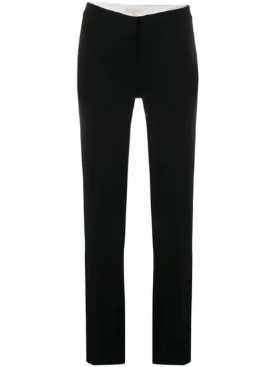 Michael Michael Kors High-waist Tailored Trousers In Black