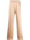 Moncler Inverse Acetate & Viscose Pants In Pink Blush