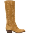 BUTTERO EMBROIDERED KNEE-LENGTH BOOTS