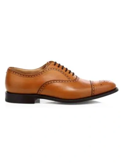 Church's City Collection Toronto Leather Brogues In Old Chestnut