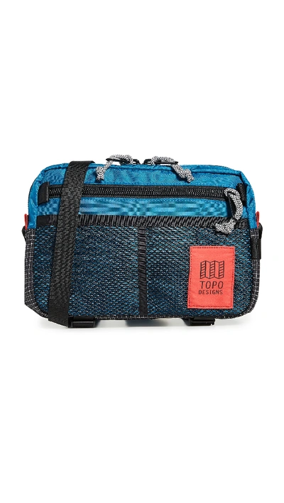 Topo Designs Block Bag In Blue