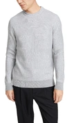 THEORY RENNES CASHMERE WOOL CREW NECK SWEATER