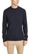 THEORY HILLES CREW NECK CASHMERE SWEATER