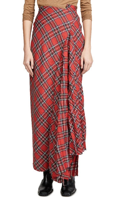 A.w.a.k.e. Samhain Skirt In Red