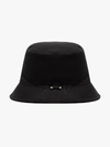 NEIL BARRETT NEIL BARRETT BLACK PIERCED BUCKET HAT,BCP215BM951614412628