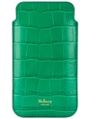 MULBERRY EMBOSSED CROCODILE EFFECT IPHONE POUCH