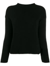 ARAGONA LONG-SLEEVE FITTED jumper