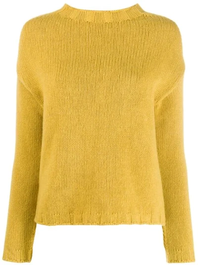 Aragona Cashmere Long-sleeve Jumper In 170 Giallo