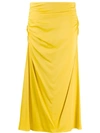 THEORY TWISTED DRAPED SKIRT