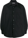 Our Legacy Shirt With Button-down Collar And Chest Pocket In Black
