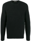 Roberto Collina Pullover Mit Lockerem Schnitt In Black