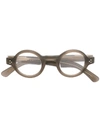 Lesca Round Frame Glasses In Grau