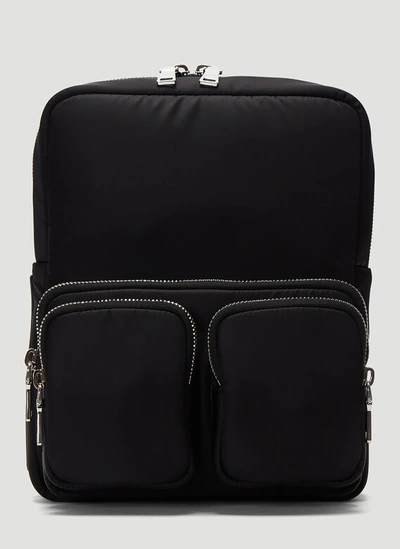 Prada Pocket Backpack In Black