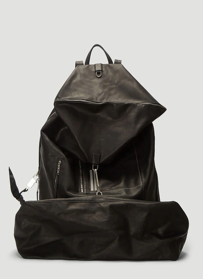 Rick Owens Mega Duffle Bag In Black