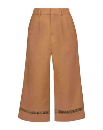 Raoul Cropped Pants & Culottes In Camel