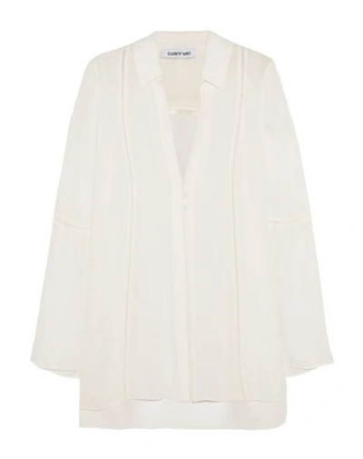 Elizabeth And James Silk Shirts & Blouses In Ivory