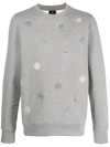 PS BY PAUL SMITH TONAL POLKA DOT SWEATSHIRT