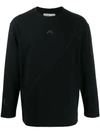 A-COLD-WALL* LONG SLEEVE MESH LOGO SWEATER