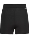 MIU MIU HIGH-RISE CYCLING STYLE SHORTS