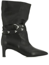 GREYMER BUCKLE DETAIL BOOTS