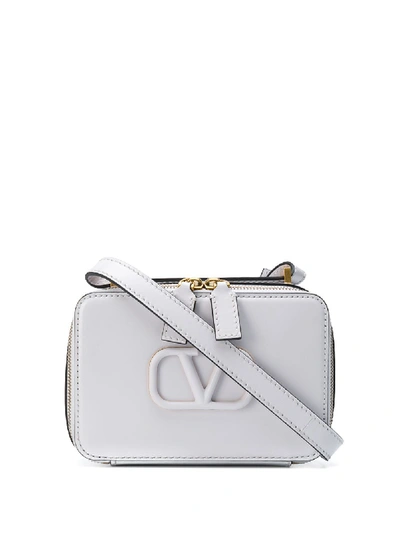 Valentino Garavani Vsling Small Leather Crossbody Bag In White
