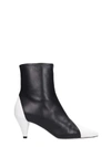 GIVENCHY HIGH HEELS ANKLE BOOTS IN BLACK LEATHER,11094748