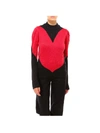 Gcds Colour-block Fitted Top In Black