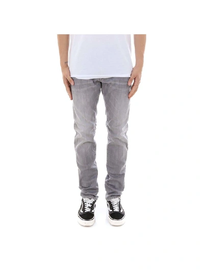 Dsquared2 15厘米skinny Dan棉质牛仔裤 In Grey