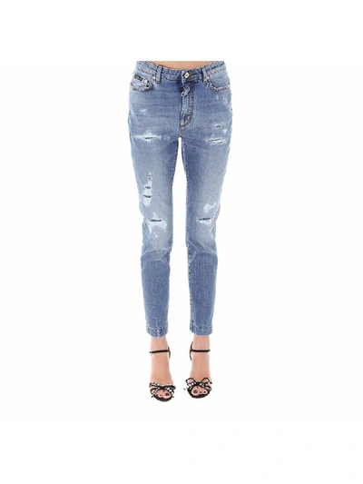 Dolce & Gabbana Audrey Jeans In Blue