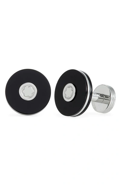 Montblanc Pix Cuff Links In Black