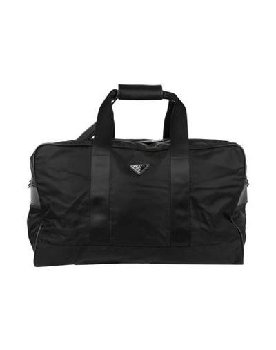 Prada Travel & Duffel Bag In Black