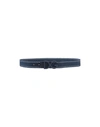 Dolce & Gabbana Fabric Belt In Slate Blue