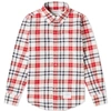 THOM BROWNE Thom Browne Tartan Flannel Button Down Shirt