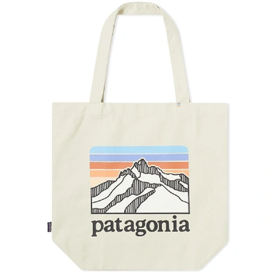 Patagonia Line Logo Ridge Market Tote In Neutrals