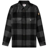 Fjall Raven Canada Buffalo Check Button-up Shirt In Black