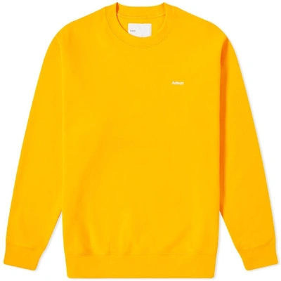 Adsum Logo Crew Sweat In Orange