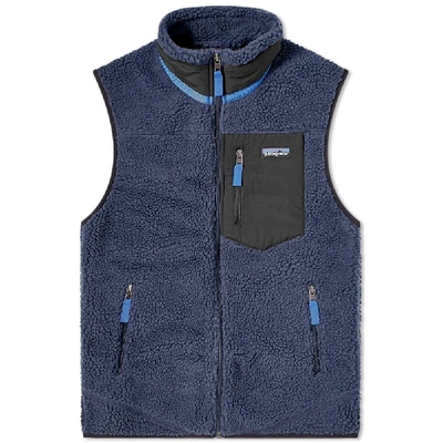Patagonia Classic Retro-x Vest In Blue