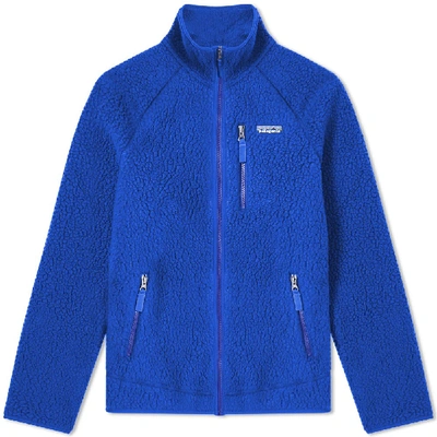 Patagonia Retro Pile Jacket In Blue