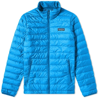 Patagonia Down Sweater Jacket In Blue