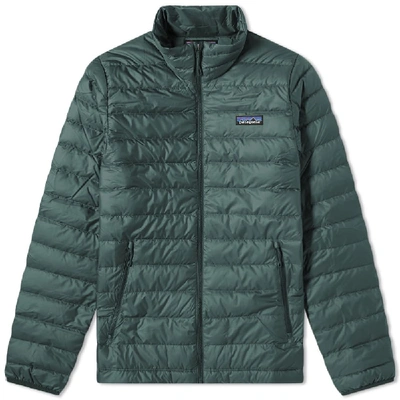 Patagonia Down Sweater Jacket In Green
