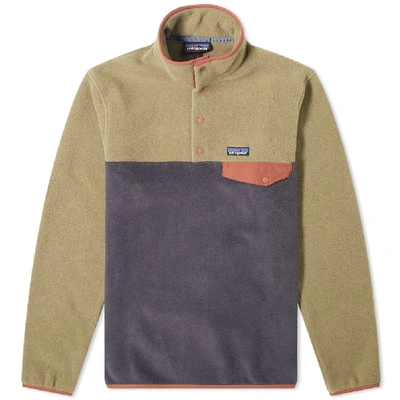 Patagonia Synchilla Snap  Sweat In Green