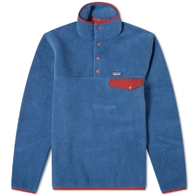 Patagonia Synchilla Snap  Sweat In Blue